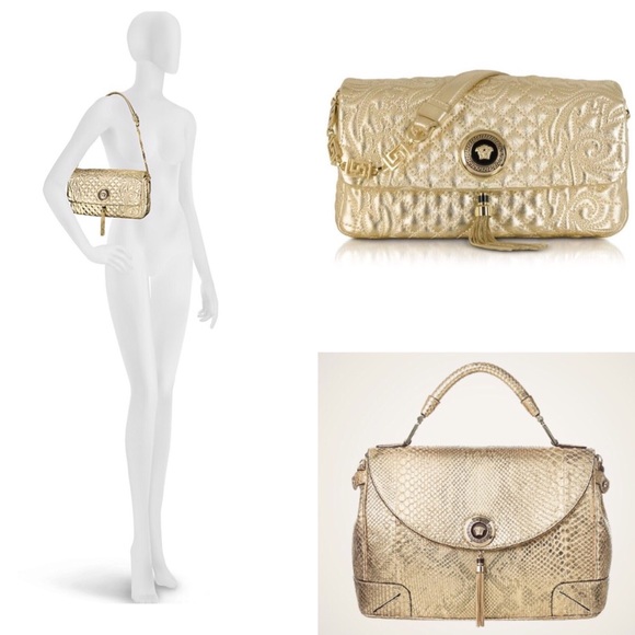 Versace Vanitas Medea python 🐍 NEW - Picture 2 of 8